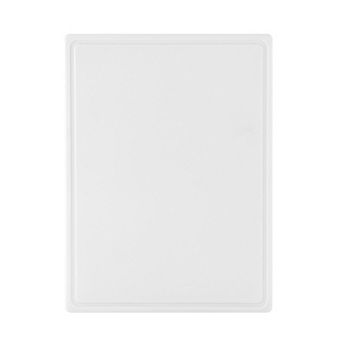 Farberware® 15" x 19.9" White Plastic Reversible Cutting Board