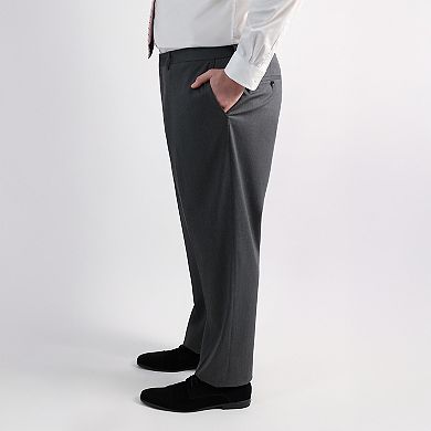 Big & Tall J.M. Haggar™ Diamond Weave Tailored Fit Flat Front Suit Separates Pant