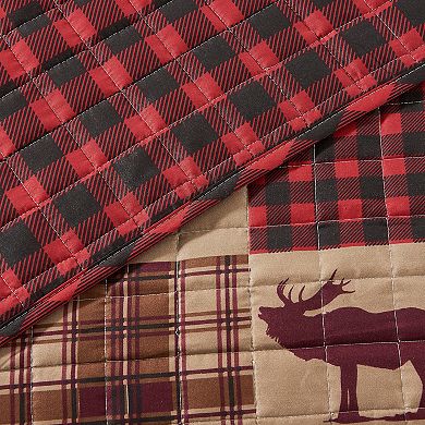 Madelinen Rustic Winter Quilt Set with Shams