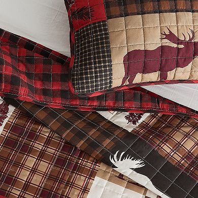 Madelinen Rustic Winter Quilt Set with Shams