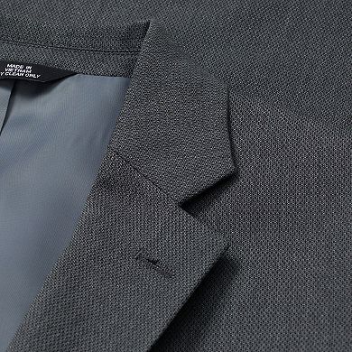 Big & Tall Haggar® Diamond Weave Tailored Fit Suit Jacket