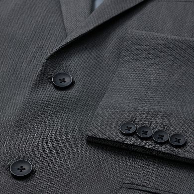 Big & Tall Haggar® Diamond Weave Tailored Fit Suit Jacket