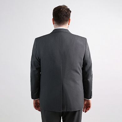 Big & Tall Haggar® Diamond Weave Tailored Fit Suit Jacket