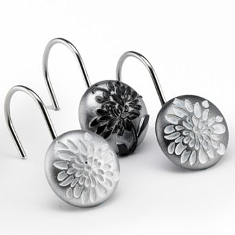 Erica 12 pk Shower Curtain Hooks