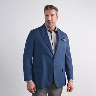Big & Tall J.M. Haggar™ Mini Dobby Tailored Fit Sport Coat