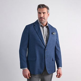 Big & Tall J.M. Haggar™ Mini Dobby Tailored Fit Sport Coat