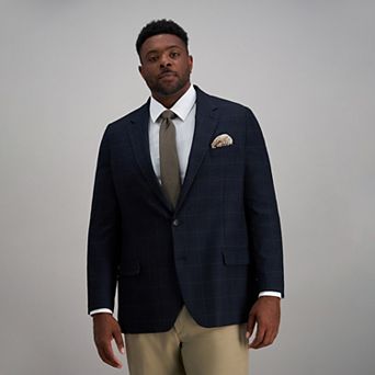 Big & Tall J.M. Haggar™ Mini Dobby Tailored Fit Sport Coat