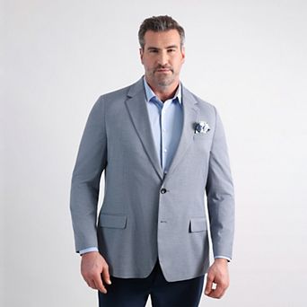 Big & Tall J.M. Haggar™ Mini Dobby Tailored Fit Sport Coat