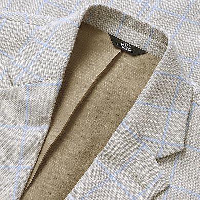 Big & Tall J.M. Haggar™ Plaid Windowpane Tailored Fit Sport Coat