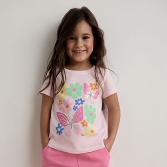 Baby & Toddler Girl Jumping Beans® Short Sleeve Graphic Tee