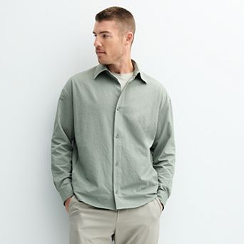 Men's FLX Performance Seersucker Button Down Shirt
