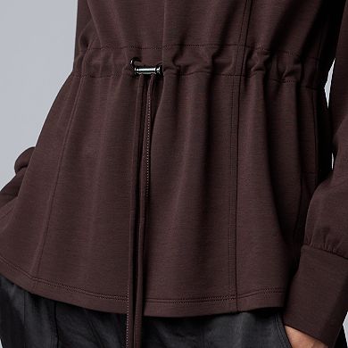 Women's Simply Vera Vera Wang Scuba Drawcord Top