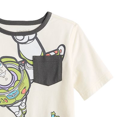 Disney / Pixar's Toy Story Toddler & Boys 4-12 Adaptive Sensory Short Sleeve Pocket Tee by Jumping Beans®