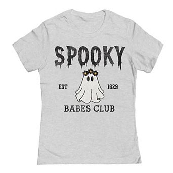 Junior's Spooky Babe Halloween Graphic Tee