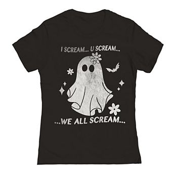 Junior's Scream Halloween Graphic Tee