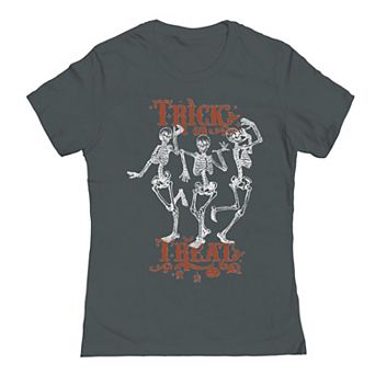 Junior's Trick Or Treat Halloween Graphic Tee