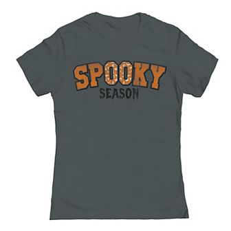 Junior's Spooky Season Vibe Halloween Graphic Tee