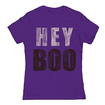 Junior's Hey Boo Halloween Graphic Tee
