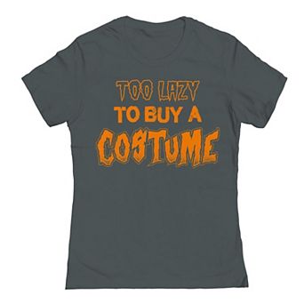 Junior's Too Lazy Halloween Graphic Tee