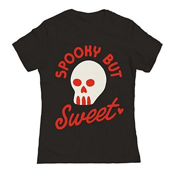 Junior's Spooky But Sweet Halloween Graphic Tee