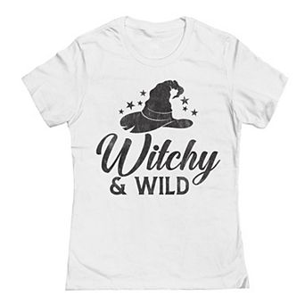 Junior's Witch & Wild Halloween Graphic Tee
