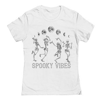 Junior's Spooky Vibes Halloween Graphic Tee