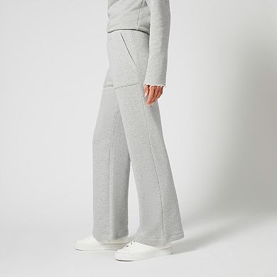 Womens Grey & Gray Relaxed Leg Pull On Pants
