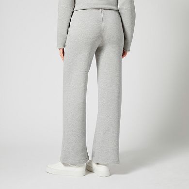 Womens Grey & Gray Relaxed Leg Pull On Pants