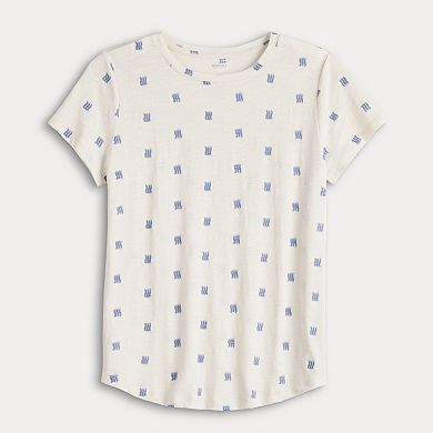 Women's Sonoma Goods For Life® Adaptive Everyday Short Sleeve Crewneck T-Shirt