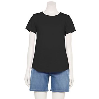 Women's Sonoma Goods For Life® Adaptive Everyday Short Sleeve Crewneck T-Shirt