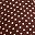 Rich Brown Polka Dot