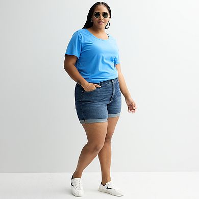 Plus Size Sonoma Goods For Life® Relaxed Scoopneck Tee