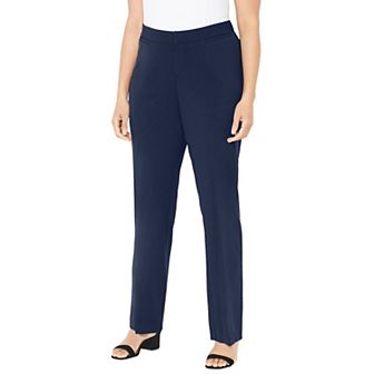 Catherines Women's Plus Size Tall Right Fit Pant (Moderately Curvy)
