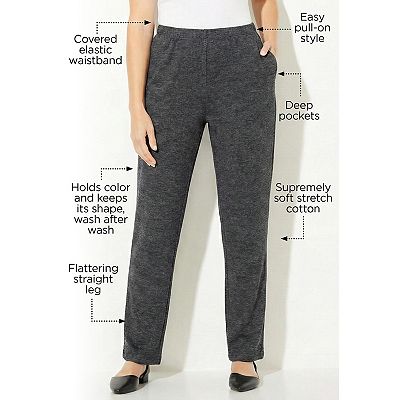 Catherines Women's Plus Size Petite Suprema Pant