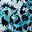 Teal Animal Tapestry