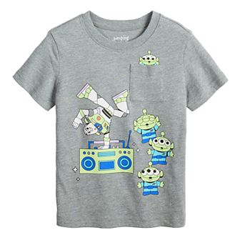 Disney / Pixar's Toy Story Baby & Toddler Boy Buzz & Aliens Graphic Pocket Tee by Jumping Beans®