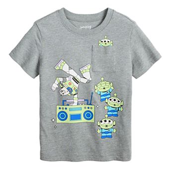 Disney / Pixar's Toy Story Baby & Toddler Boy Buzz & Aliens Graphic Pocket Tee by Jumping Beans®