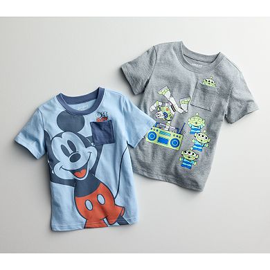 Disney / Pixar's Toy Story Baby & Toddler Boy Buzz & Aliens Graphic Pocket Tee by Jumping Beans®