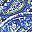 Blue Garden Paisley