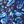 Blue Batik Floral