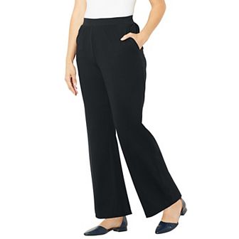 Catherines Women's Plus Size Suprema Wide Leg Pant
