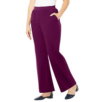 Catherines Plus Size Suprema Wide Leg Pant