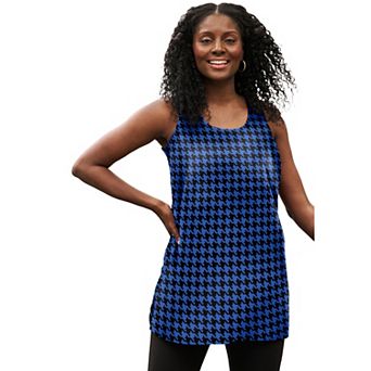 Jessica London Women's Plus Size Georgette Tunic Tank