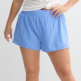 Juniors' Plus Size SO® Woven Running Shorts