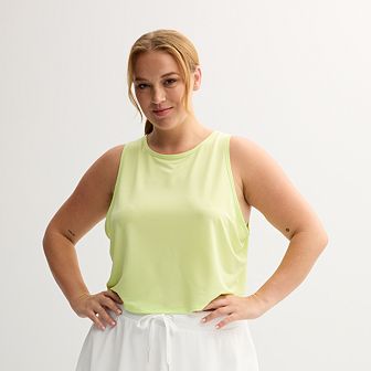 Juniors' Plus Size SO® Relaxed Mesh Tank Top