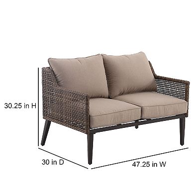 Sonoma Goods For Life® Benton Wicker Loveseat