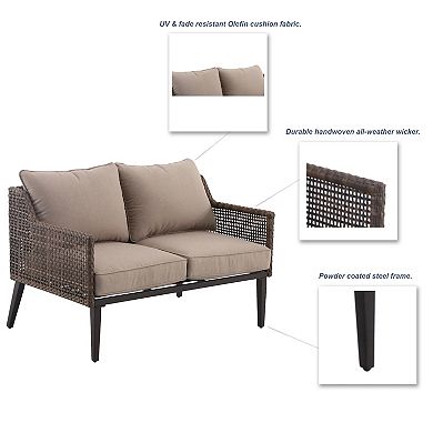 Sonoma Goods For Life® Benton Wicker Loveseat