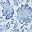 Azure Floral Tapestry
