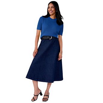 Jessica London Women's Plus Size Shaker Tee