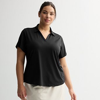 Plus Size Tek Gear® Sport Gear Grid Mesh Polo